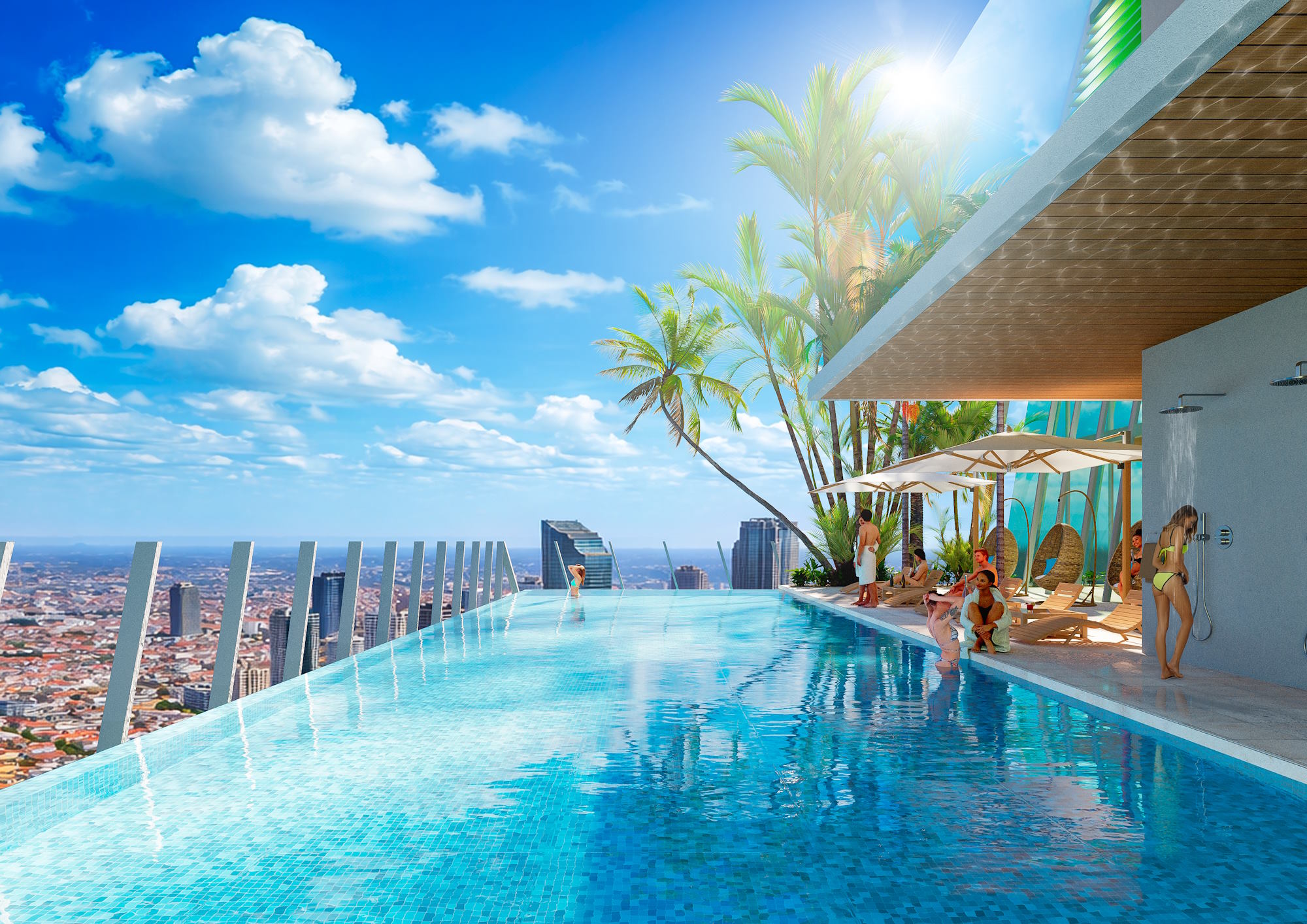 Бассейн infinity pool